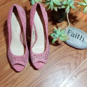 Enzo angiolini‎ pink rose heels 6 1/2